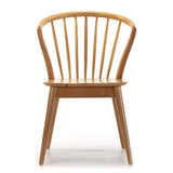 VS Venta-stock Pack 2 chaises Mura, Couleur Chêne, Bois Massif, 55 cm (Longueur) 58,5 cm (Profondeur) 84 cm (Hauteur)