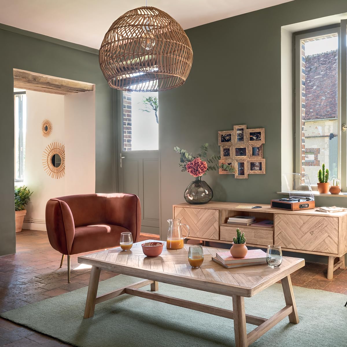 Atmosphera - Table Basse Aeris - Bois d'acacia – Shop Planète Déco