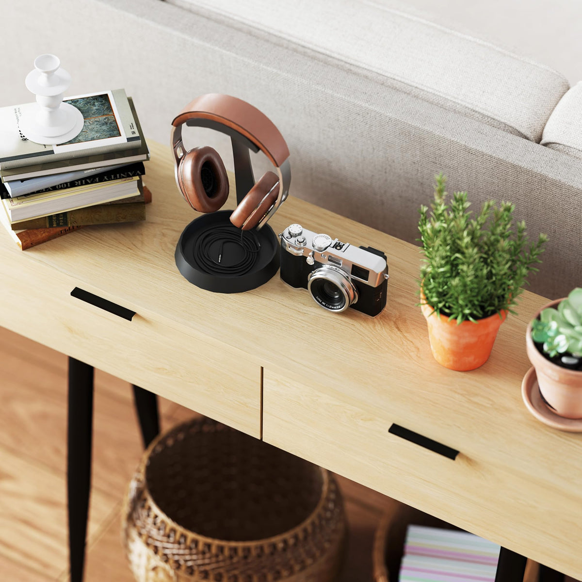 HOMCOM Meubelconsole, consoletafel, entreeconsole, Scandinavische stijl