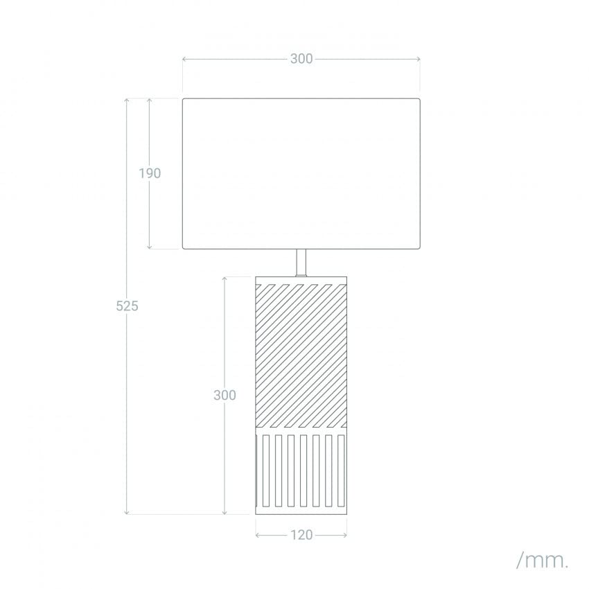LEDKIA Aerba Tischlampe – E27 Fassung, Ø18 X 26 Cm, Metall, Für Innenräume