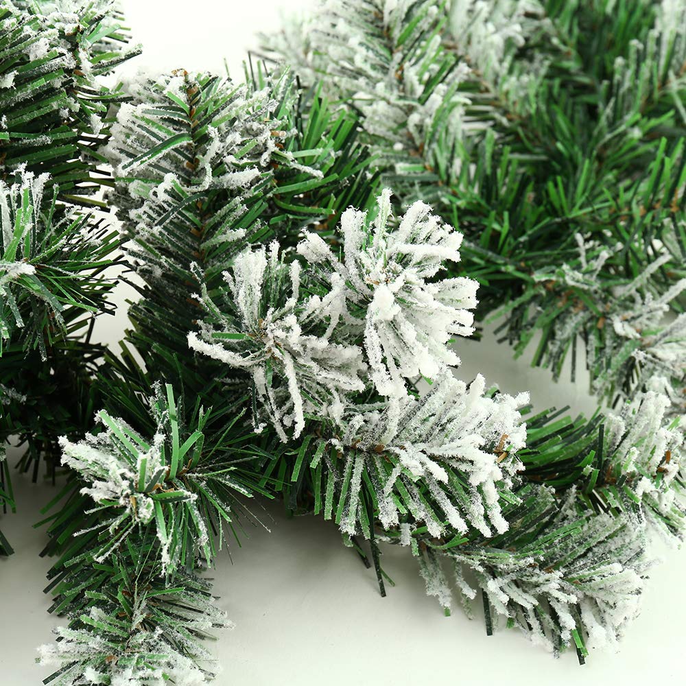 Guirlande Sapin Artificiel Norfolk 1,8 M - Déco Noël Réaliste - Flexible, Avec Baies Et Pommes De Pin - Pour Cheminée, Escalier, Table - 11