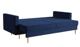 Selsey Valico Sofas, Engineered Wood, Bleu Marin, 230 cm Longueur