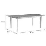 Miliboo Table à Manger Extensible rectangulaire Bois frêne L160-210 cm BONAVISTA