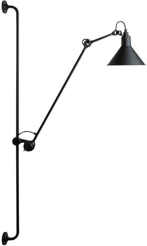 Rizozy Créativité minimaliste en métal noir, applique murale nordique rétro industrielle à bras long réglable avec interrupteur for ferme, chambre à coucher, salle d Rizozy Créativité minimaliste en métal noir, applique murale nordique rétro industrielle à bras long réglable avec interrupteur for ferme, chambre à coucher, salle d'étude, salon, salle à manger