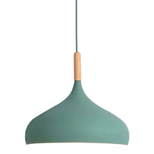 Lampe à Suspension Lampe Suspendue en Bois avec Abat-Jour Artistique en Fer design Industriel Moderne Luminaire Décoratif D'Intérieur pour Cuisine Salle à Manger Ou entrée Suspension Luminaire