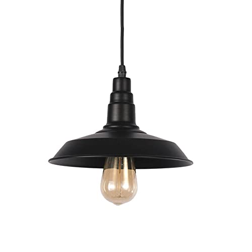 XYBZJP Lampe à Suspension de Style Industriel rétro, Lampe à Suspension de décoration Commerciale de Ferme de Restaurant, Suspension de Plafond en Fer forgé Antique à Base de Lampe E27