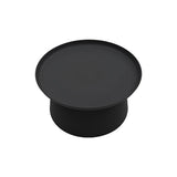 KONTE.DESIGN Table Basse Ibiza en polypropylène Noir 70 x 36 cm