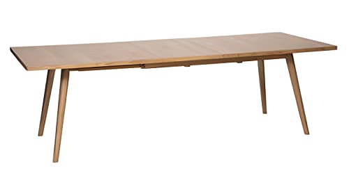 PEGANE Table à Manger Extensible en Bois Coloris Beige - Longueur 200 x Profondeur 100 x Hauteur 75 cm PEGANE Table à Manger Extensible en Bois Coloris Beige - Longueur 200 x Profondeur 100 x Hauteur 75 cm