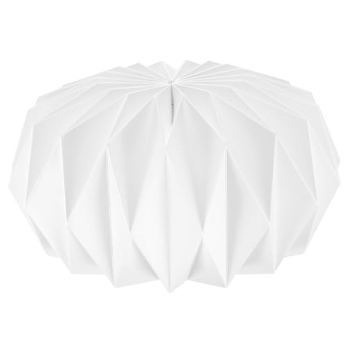 Hemobllo 4 Pièces Abat-jour Lanterne Origami lumières abat-jour lampe led leds lanternes plafonnier abat-jour magnétique accessoire d'abat-jour délicat aimant blanche