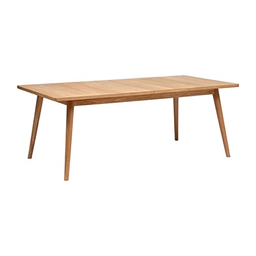 Atmosphera - Table à Manger Extensible Digha - L.200-250 - Naturel - Bois