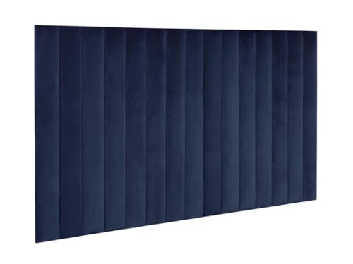 Pascal MORABITO - Panneaux muraux tête de lit - 220 cm - Velours - Bleu - GONDA de Pascal Morabito Pascal MORABITO - Panneaux muraux tête de lit - 220 cm - Velours - Bleu - GONDA de Pascal Morabito