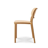 Kosmi Chaise de Salle à Manger Moutarde Style Vintage