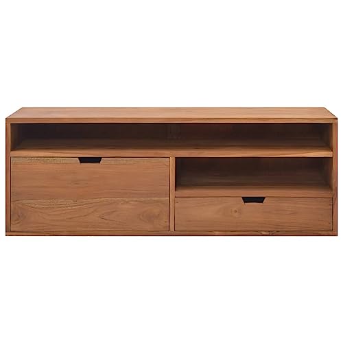 Generico Meuble TV 110 x 30 x 40 cm en bois massif de mangue, kangqiling326119