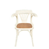 Biscottini Chaise Salle a Manger Bois 77x42x45 cm - Chaise rotin Salle à Manger et Chaise de Cuisine - Chaise bistrot Bois - Chaise Bois bistrot