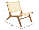 Atmosphera - Fauteuil Timor - Teck et rotin