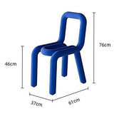 Chaise de salle à manger moderne géométrique en velours avec dossier élégant pour chambre à coucher et salon
