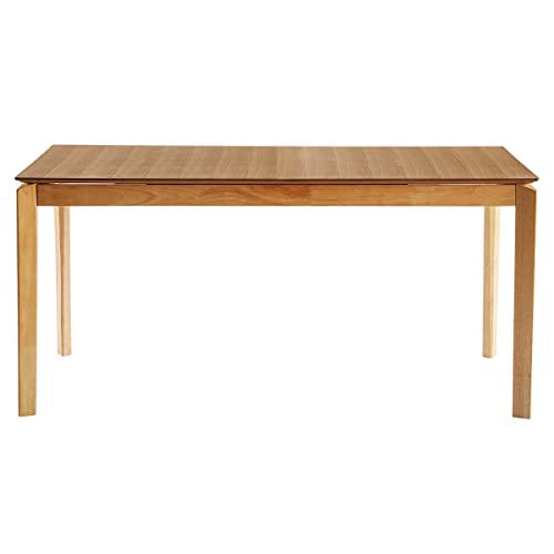 Miliboo Table à Manger Extensible rectangulaire Bois frêne L160-210 cm BONAVISTA Miliboo Table à Manger Extensible rectangulaire Bois frêne L160-210 cm BONAVISTA