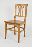 t m c s Tommychairs - Set 6 chaises Artemisia pour Cuisine, Bar et Salle à Manger, Robuste Structure et Assise en Bois de hêtre peindré en chêne