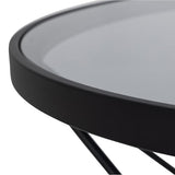 Furniture To Go | Cuxton, Noir, Coffee Table, with Smoked Glass Top