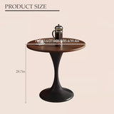 GNYVZXPLQ Table d'appoint Sofa, Table d'appoint Tulipe sur Pied Style Milieu de siècle, Multicolore, 50 x 100 x 73 cm(White2,35.4 * 28.7in)