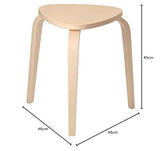 Ikea KYRRE-FROSTA Tabouret Empilable Tabouret en Bois en Contreplaqué de Bouleau Massif - Diamètre Assise 35 cm - Hauteur Assise 45 cm - jusqu'à 100 kg, Marron, 45 x 46 x 4 cm