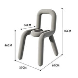 Chaise longue nordique moderne rouge pour une seule personne, design minimaliste créatif pour la maison, les loisirs, la salle à manger