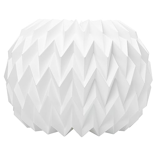 abat-jour en origami ombre murale Shades de lampe à lustre ancien papier origami décor abat-jour pliant en origami abat-jour suspendu plier abat-jour de lustre Accessoires blanche