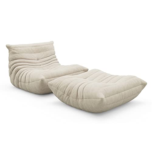 AQQWWER Fauteuil Poire Sofa Armless Fireside Chair Soft Floor Lounge Chair with Sofa Chair for Living Room (Color : 1) AQQWWER Fauteuil Poire Sofa Armless Fireside Chair Soft Floor Lounge Chair with Sofa Chair for Living Room (Color : 1)