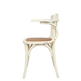 Biscottini Chaise Salle a Manger Bois 77x42x45 cm - Chaise rotin Salle à Manger et Chaise de Cuisine - Chaise bistrot Bois - Chaise Bois bistrot