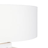 QAZQA puros - Lampe de table trépied/tripode - 1 lumière - H 1450 mm - Blanc - Moderne - éclairage intérieur - Salon I Chambre I Cuisine I Salle à manger