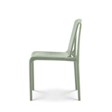 Kosmi Lot de 4 chaises de Jardin ou Terrasse Vertes en Résine Polypropylène