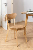 AC Design Furniture Roxanne Chaise de Salle à Manger, Bois, chêne, H: 79,5 x B: 45 x T: 55 cm, Beige