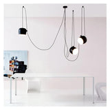 BLKRENTO Nordique 3 têtes E27 plafond lustre suspension lampe moderne salle à manger suspension barre restaurant cuisine éclairage lampes,lustres