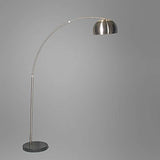 QAZQA Booglamp XXL - Lampe arquée - 1 lumière - H 2200 mm - Acier - Moderne - éclairage intérieur - Salon