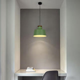 SHUANGZ Lustres en Métal Orange Lampe Industrielle Rétro Luminaires Suspendus De Ferme Clubs Et Restaurants Base E27 pour Salle À Manger, Grange, Bar, Couloir Plafonnier Rustique Unique