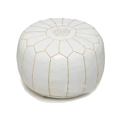 ARTIGIANATO VULCANO Pouf marocain en cuir