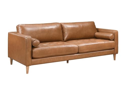 Vente-unique - Canapé 3 Places 100% Cuir de Buffle Premium Marron Vintage BAROTA Vente-unique - Canapé 3 Places 100% Cuir de Buffle Premium Marron Vintage BAROTA