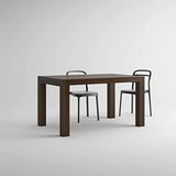 MOBILI FIVER, Table à Manger Extensible, Iacopo, Noyer, Made in Italy