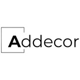 Addecor - Lot de 2 chaises de Salle à Manger - modèle Edna - Couleur Noire - 89 x 36 x 40 cm - chaises de Salon en Fer et Bois - idéales pour Les projets d'hôtellerie