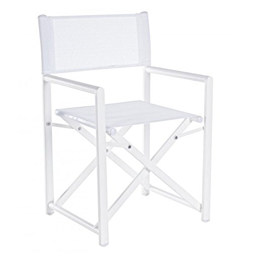 BIZZOTTO Chaise Regista Taylor Bianca cod. 0662083 BIZZOTTO Chaise Regista Taylor Bianca cod. 0662083