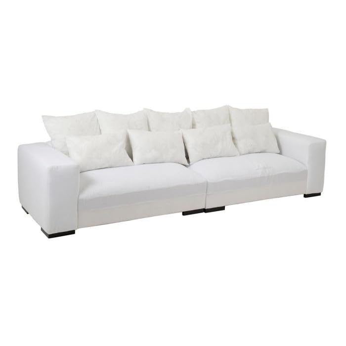 Paris Prix Canapé Design 9 Coussins Monaco 330cm Blanc