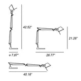 Artemide Tolomeo Mini Table Aluminium