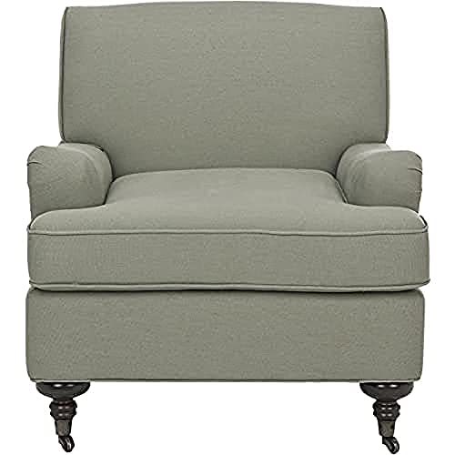 Safavieh SEU4571A Club Thompson Fauteuil Lin Brouillard de Mer 74 x 87 x 80,01 cm