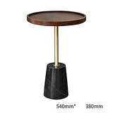 zlw-shop Table Basse Table d'appoint Petite Table Basse Table Basse Cônat Cabinet de Coin de Coin Table de Table Moderne Petite Table Ronde Table de Salon (Size : 54 * 38cm)