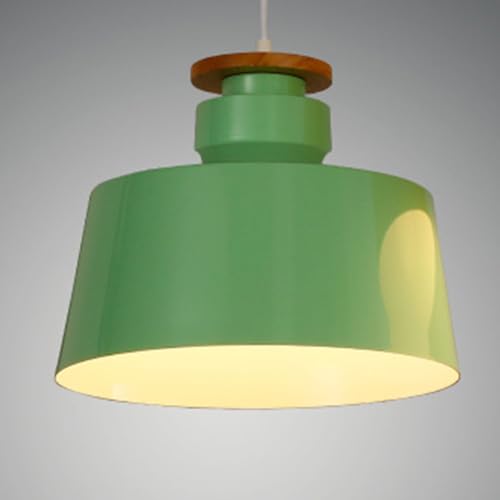 SHUANGZ Lustres en Métal Orange Lampe Industrielle Rétro Luminaires Suspendus De Ferme Clubs Et Restaurants Base E27 pour Salle À Manger, Grange, Bar, Couloir Plafonnier Rustique Unique