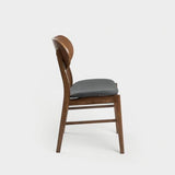 HOMLA Chaise marron Nergu, 46 x 54,2 x 80 cm