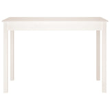 vidaXL Table à Manger Table de Comptoir Cuisine Table de Salle à Manger Meuble de Restaurant Intérieur Blanc 110x55x75 cm Bois Massif de Pin