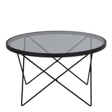 Furniture To Go | Cuxton, Noir, Coffee Table, with Smoked Glass Top