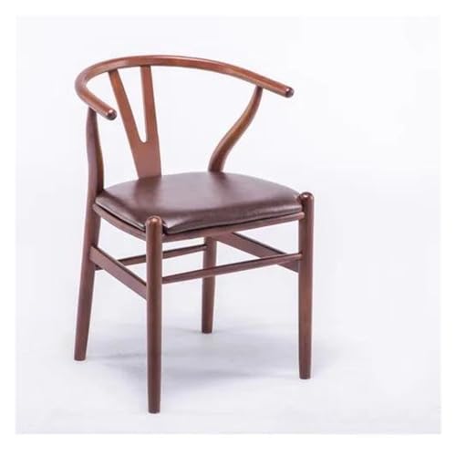 Lan Xin-JP Chaise de Bureau, Chaises de Salle à Manger en Bois Nordique Wishbone Bras Salon Cuisine Bureau extérieur chaises de Salle à Manger Ergonomique Meubles de Maison de Luxe(S)