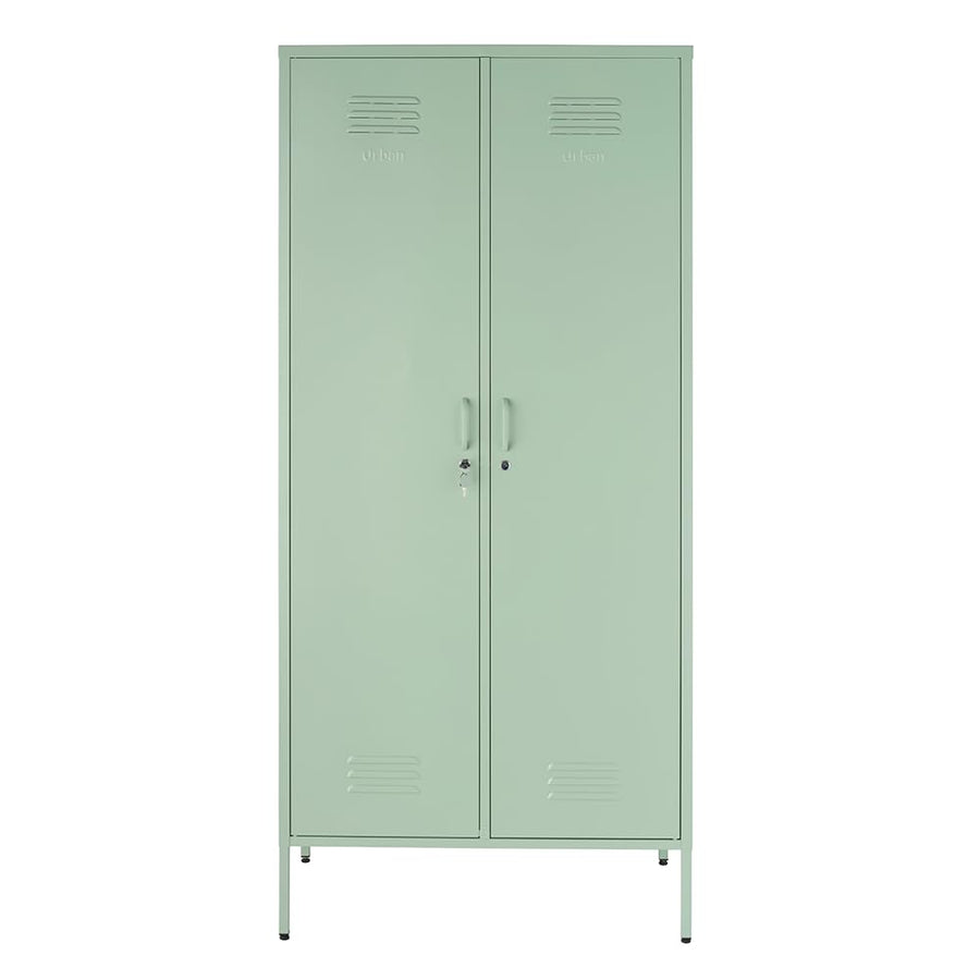 Racking Solutions Chelsea Armoire à 2 portes Vert sauge 1845 mm x 850 mm x 500 mm Racking Solutions Chelsea Armoire à 2 portes Vert sauge 1845 mm x 850 mm x 500 mm